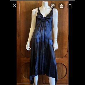 Marc Jacobs navy silk gown barely worn